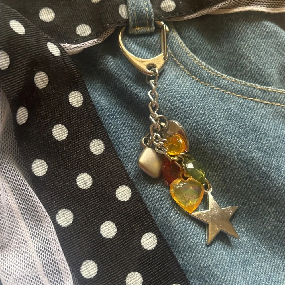 Jeans Beaded Purse